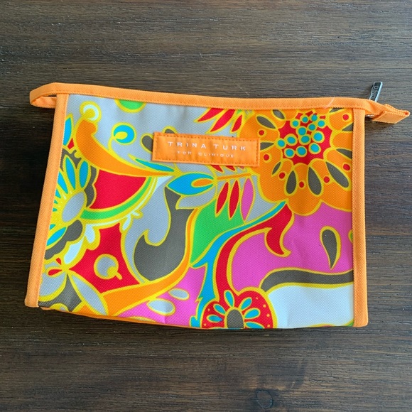Trina Turk Handbags - Trina Turk for Clinique cosmetic travel bag